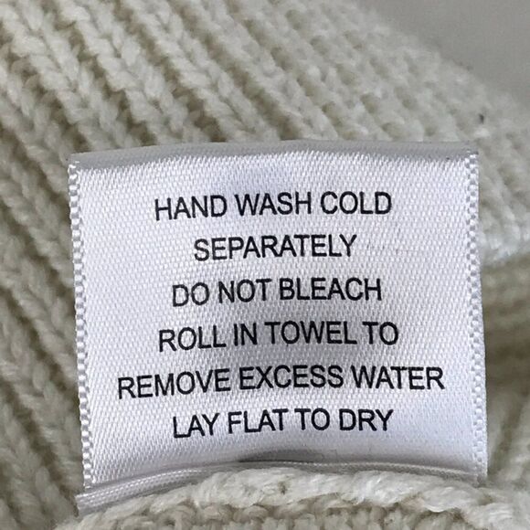 ModCloth Knit Enthusiast Sleeveless Sweater Women's Medium Ivory Career Holiday - Picture 10 of 10